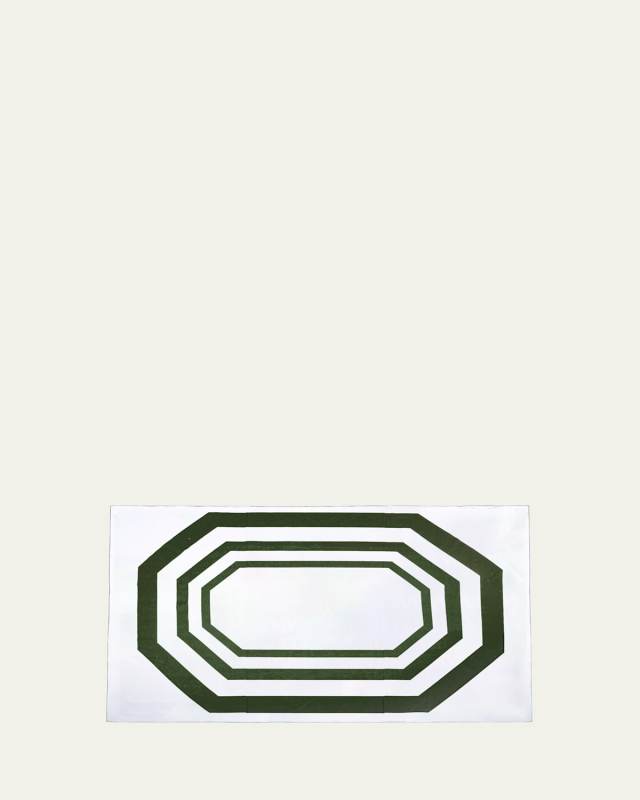 Essential Green Tablecloth, 71" x 98"